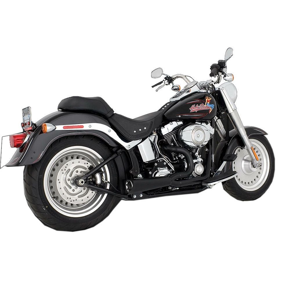 Vance&Hines COMPETITION SERIES 2-1 ブラック ソフテイル-02