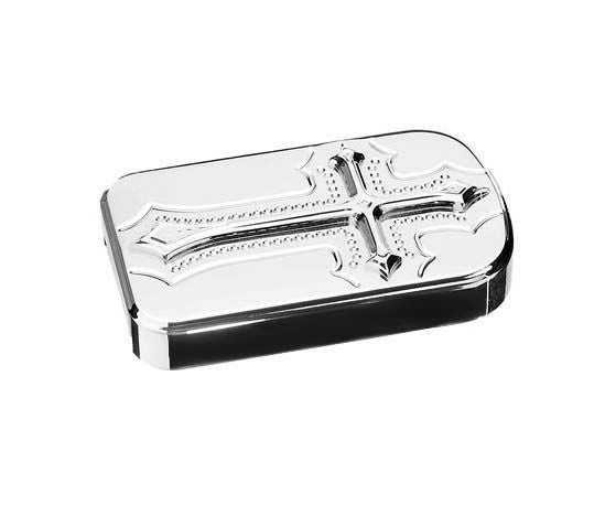 Precision Billet Darkside ブレーキペダルカバー クローム-01