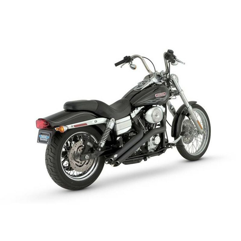 Vance&Hines SIDESHOTS ブラック  ダイナ用-01