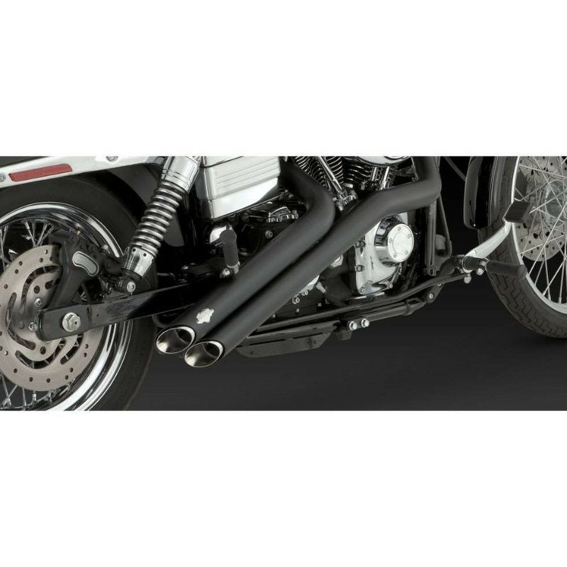 Vance&Hines SIDESHOTS ブラック  ダイナ用-02