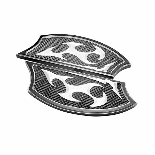 Precision Billet Ace's Wild パッセンジャーフロアボード ブラック-01