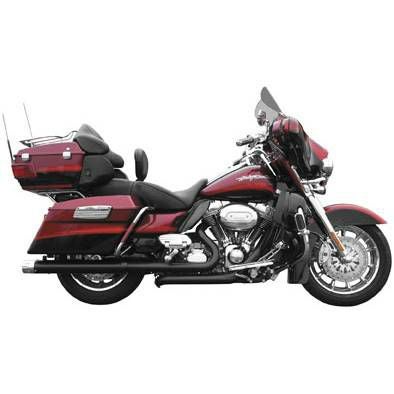 RUSH TRUE DUAL HEAD PIPES ブラック 2009～2016ツーリングモデル-01