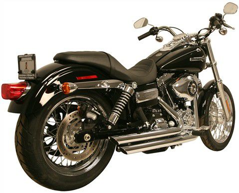 RUSH FULL SYSTEMS SHORT SlashDown クローム FOR '91-'05 DYNA-01