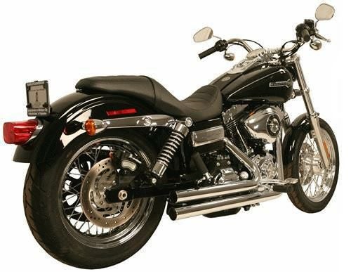 RUSH FULL SYSTEMS SHORT StraightCut クローム FOR '91-'05 DYNA-01