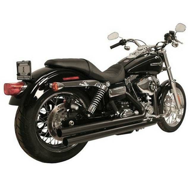 RUSH FULL SYSTEMS LONG StraightCut ブラック FOR '06以降 DYNA-02