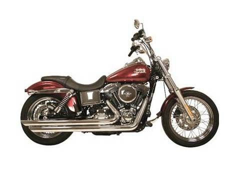 RUSH FULL SYSTEMS LONG SlashDown クローム FOR '91-'05 DYNA-02