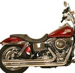 RUSH FULL SYSTEMS LONG StraightCut クローム FOR '91-'05 DYNA-01