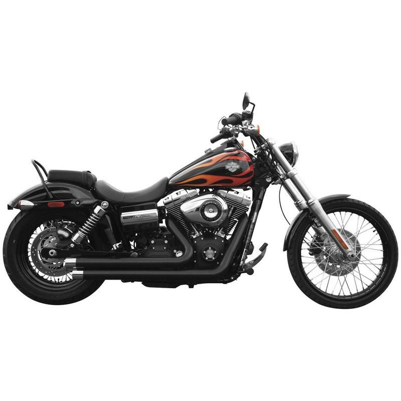 RUSH FULL SYSTEMS CROSSOVER StraightTip ブラック FOR '91-'05 DYNA-01