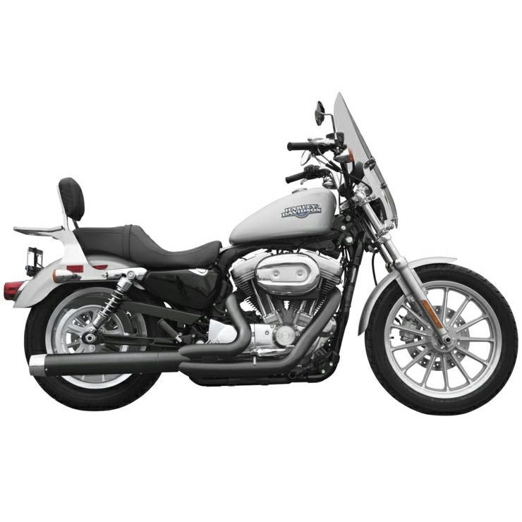 RUSH 2-in-1 フルエキゾースト・マフラー FULL SYSTEMS ブラック-01