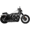 RUSH FULL SYSTEMS Short SlashDown ブラック FOR '04-'13 XL-01