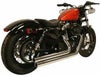 RUSH FULL SYSTEMS CROSSOVER StraightTip クローム FOR '04-'13 XL-02