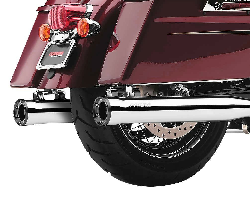 COBRA 3インチ スリップオンマフラー クローム RACE PRO TIPS ツアラー-02