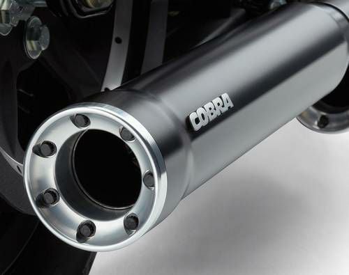 COBRA 3インチ スリップオンマフラー ブラック RACE PRO TIPS ツアラー-01