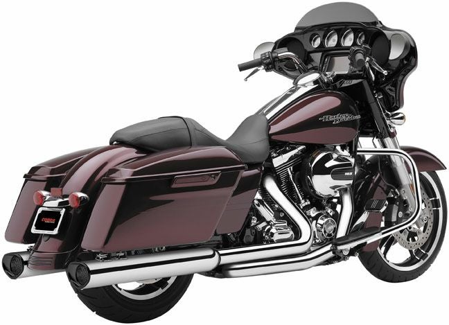 COBRA TRI-FLO スリップオンマフラー クローム-01