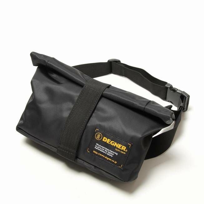 デグナー(DEGNER)  ウエストレインバッグ ブラック-01