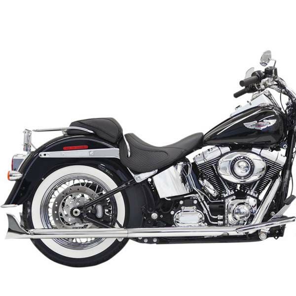 BASSANI True Duals フィッシュテールマフラー 30インチ（バッフル無し）-02