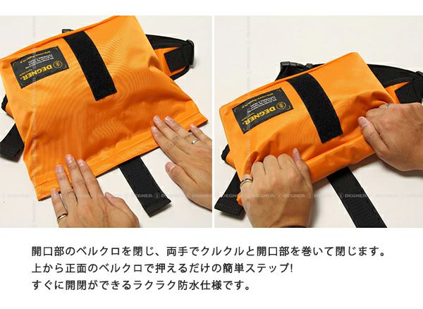 デグナー(DEGNER)  ウエストレインバッグ カーキ-03