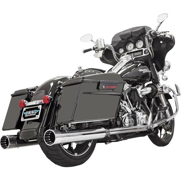 Bassani DNT ストレート 4インチ　チューンドバッフル　スリップオンマフラー　クローム/インナーブラック-01