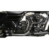 LA Choppers Fusion エキゾーストシステム　ブラック/ブラックシールド/ブラックエンドチップ-01