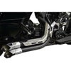 LA Choppers Fusion エキゾーストシステム　ブラック/クロームシールド/クロームエンドチップ-02