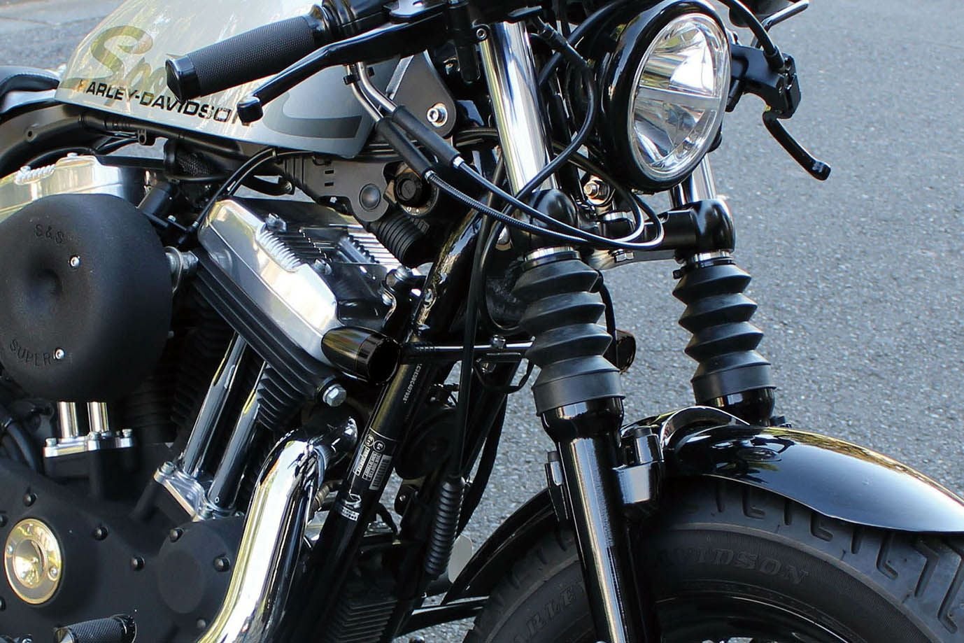 スポーツスター フォークカバー＆ブーツ｜ハーレーカスタムパーツ専門店