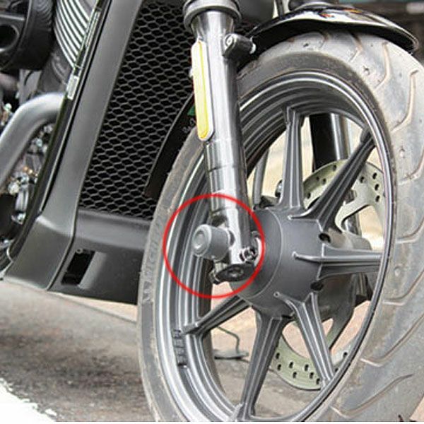 キジマ フロントアクスルエンドキャップ ストリートXG750用-01