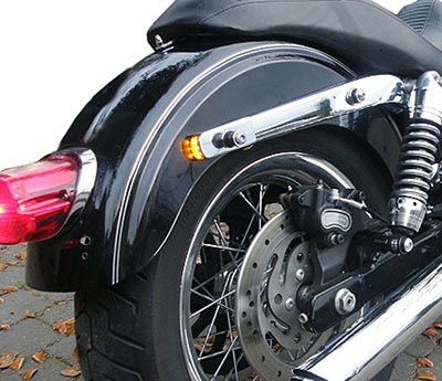 フェンダーストラット LEDウインカー クローム 2006～2017 ダイナ