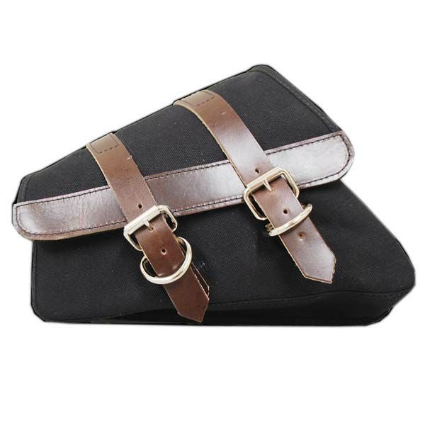 La Rosa Design スポーツスター・スイングアームバッグ　キャンバス ブラウン-01