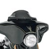 KLOCK Werks　6.5インチ　FLAREウインドシールド　ブラック 86～95 FLHT/FLHX-01