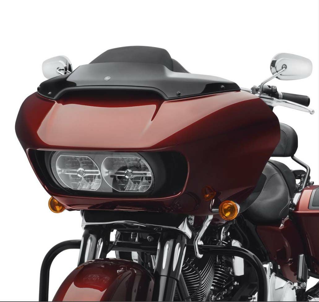 ロードグライド・ロープロファイルウインドシールド　ブラック-02