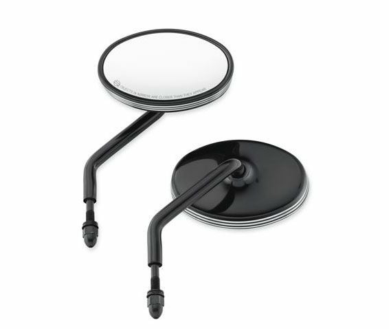 ラウンド バーエンドミラー 左用 |ハーレーパーツ専門店 HDパーツ