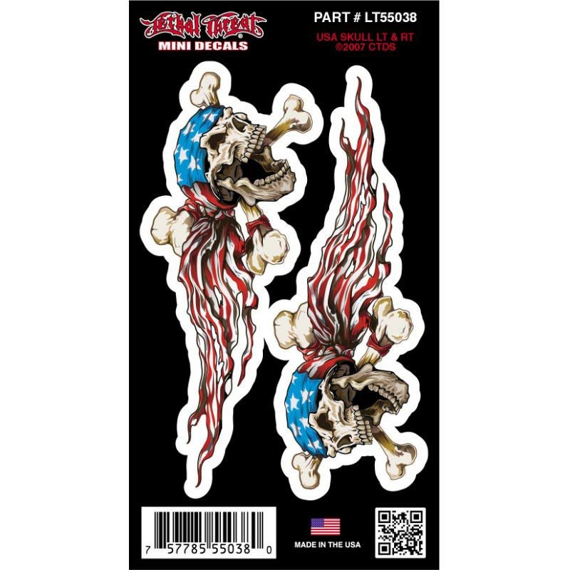 デカール USA SKULL LT RT-01