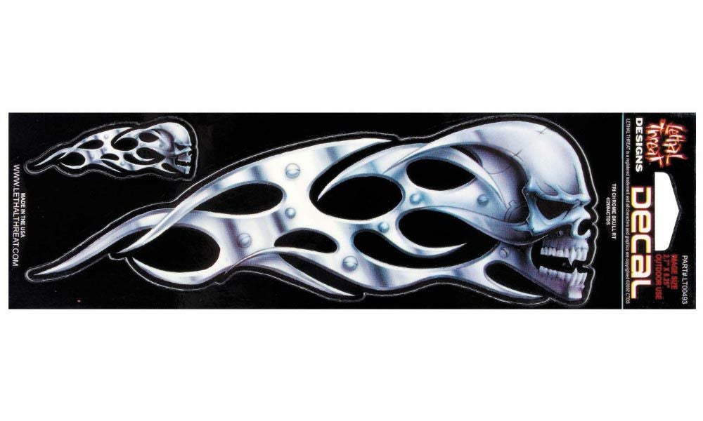 デカール TRIBAL CHR SKULL RT-01