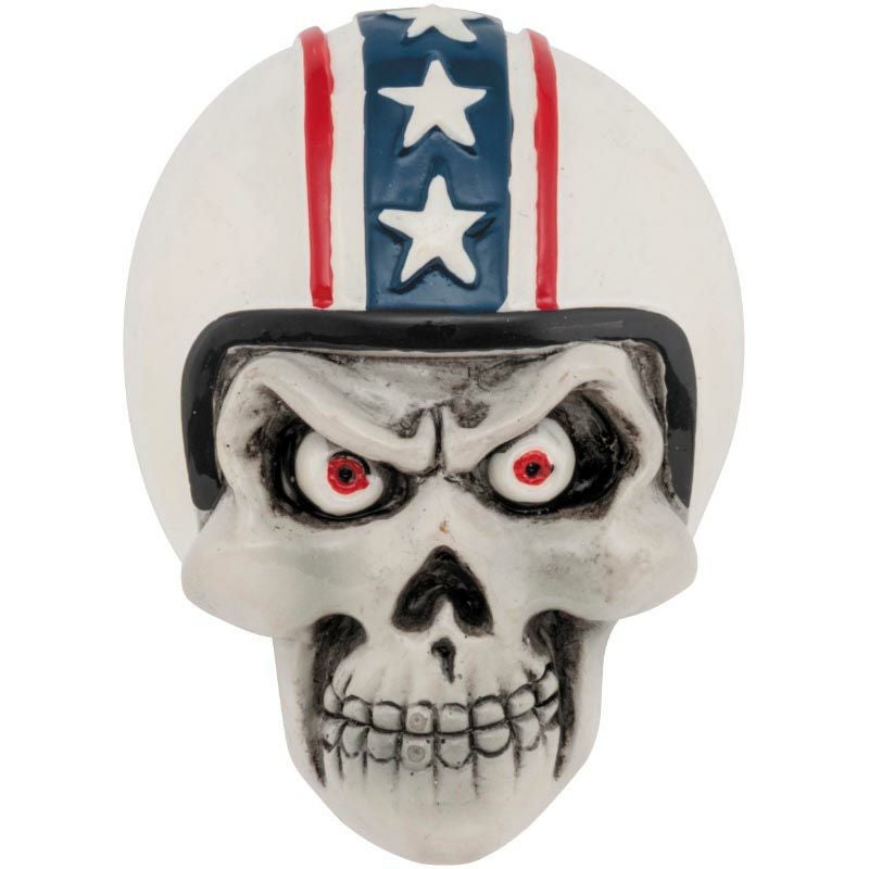 デカール RETRO WHT BKR SKULL 3D EMBLEM-01
