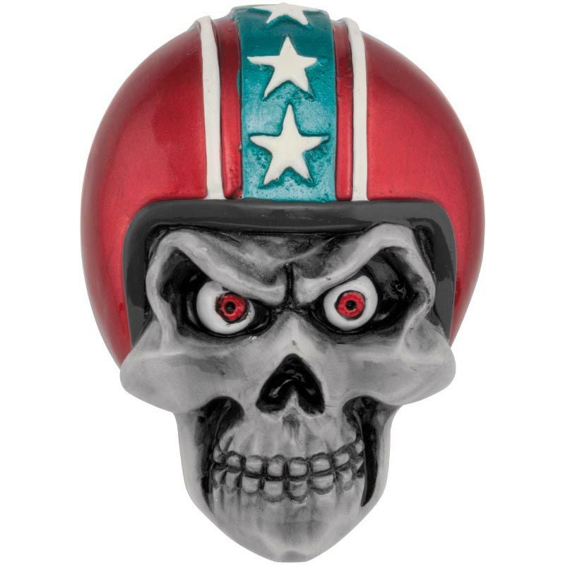 デカール RETRO RD BIKER SKULL 3D EMBLEM-01