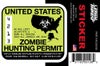 デカール ZOMBIE PERMIT MINI-01