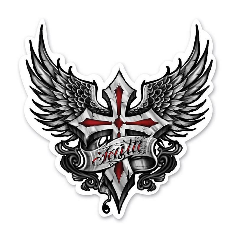 デカール FAITH CROSS MINI-02