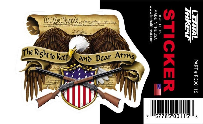 デカール 2ND AMENDMENT EAGLE MINI-01