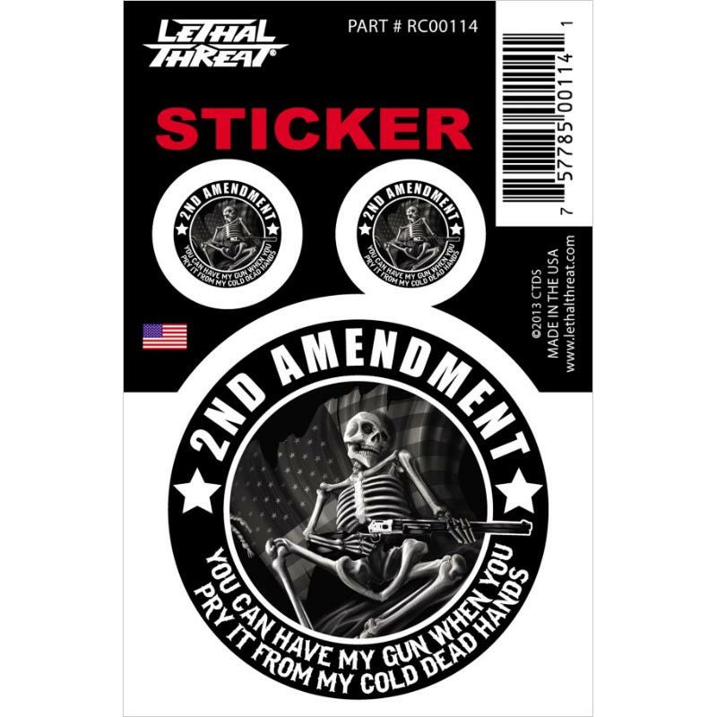 デカール 2ND AMENDMENT SKULL MINI-01