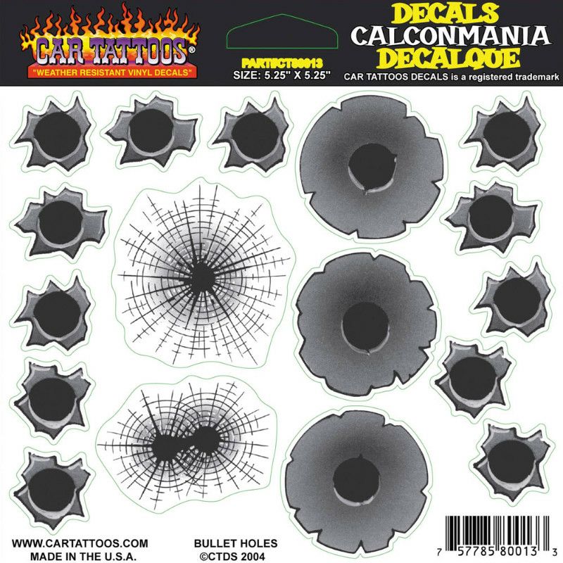 デカール BULLET HOLES-01