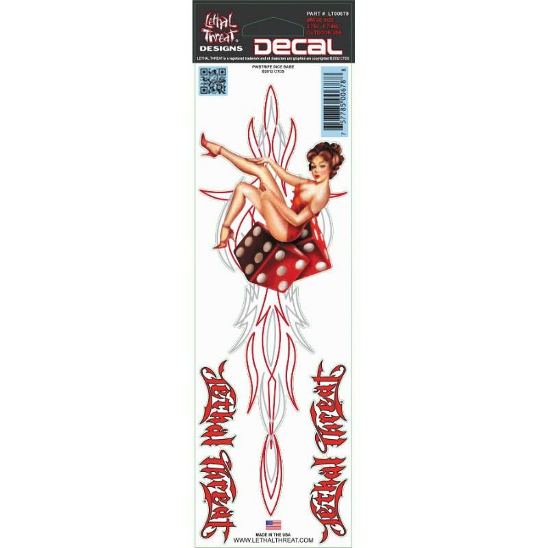 デカール PINSTRIPE DICE BABE-01