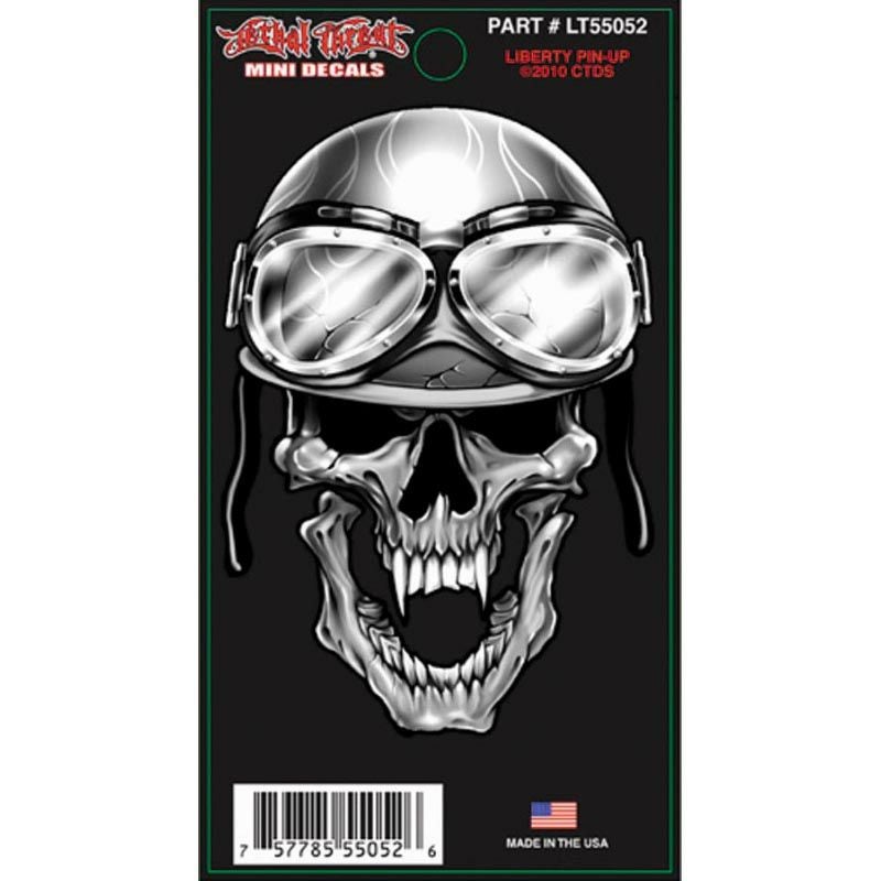 デカール HELMET SKULL-01