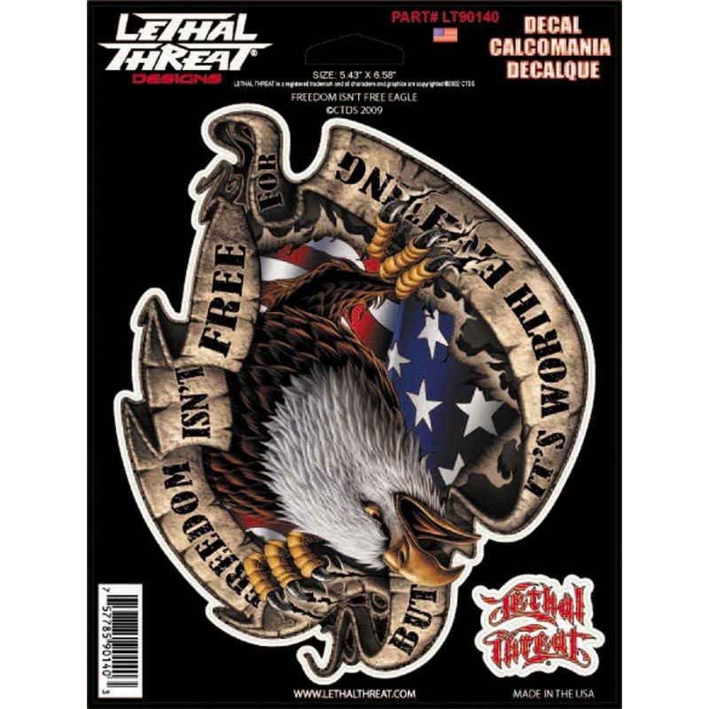 デカール FRDM ISN'T FREE EAGLE-01