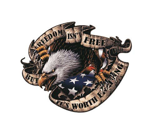 デカール FRDM ISN'T FREE EAGLE-02