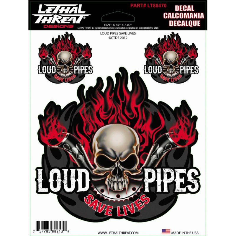 デカール LOUD PIPES SAVE LIVES-01