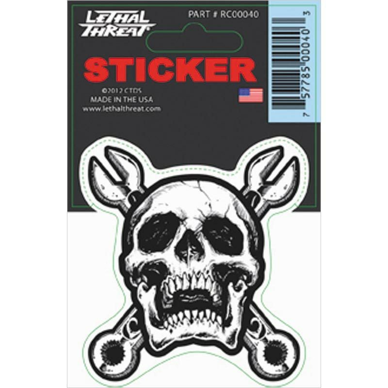 デカール WRENCH SKULL-01