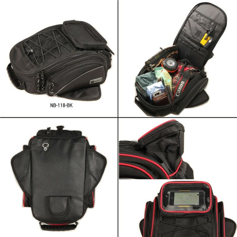 デグナー(DEGNER)  NB-118 マグネット タンクバッグ　ブラック-01