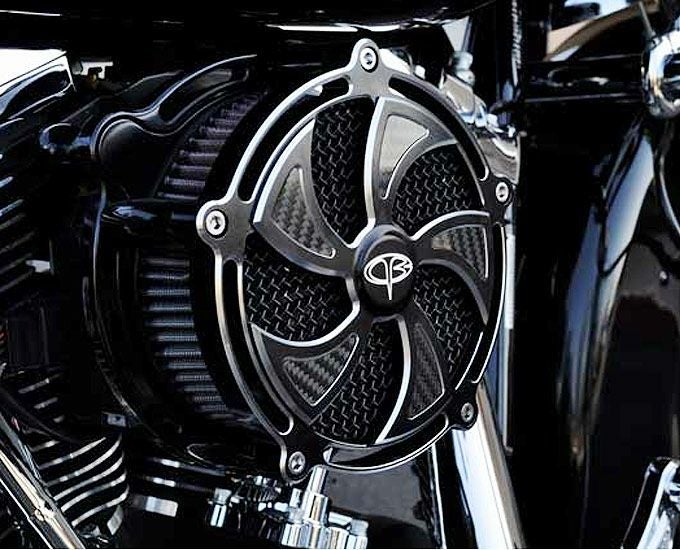 Precision Billet Grand Prix エアークリーナー ブラック-01