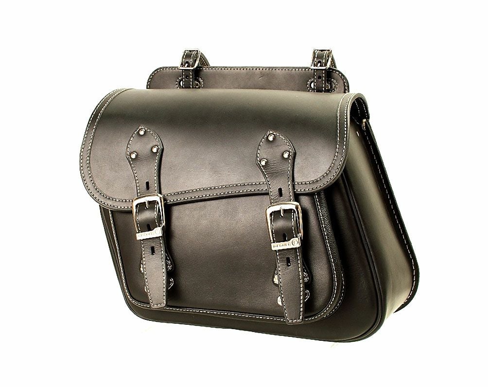 デグナー ウィンカー避けレザーサドルバッグ ブラック-03