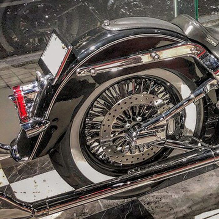 DNA Mammoth スポークホイール 16x5.5 リア クローム |ハーレーパーツ
